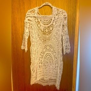 Cupshe crochet coverup dress